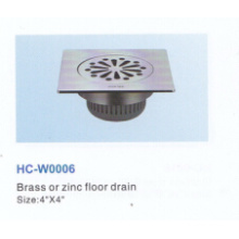 Brass O Zinc Alloy Floor Drain Hc-W0006